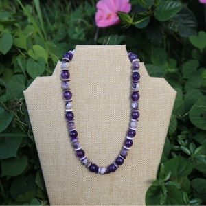 Amethyst & Wampum Shell Healing Talisman